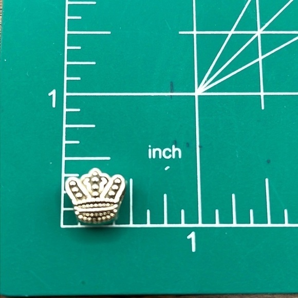 Crown  Charm for European Style Bracelets Fits Pandora Systems Queen Charms - Picture 8 of 8